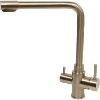 Смеситель для кухни Melana MELANA-F9505HG с переключателем на фильтр золото